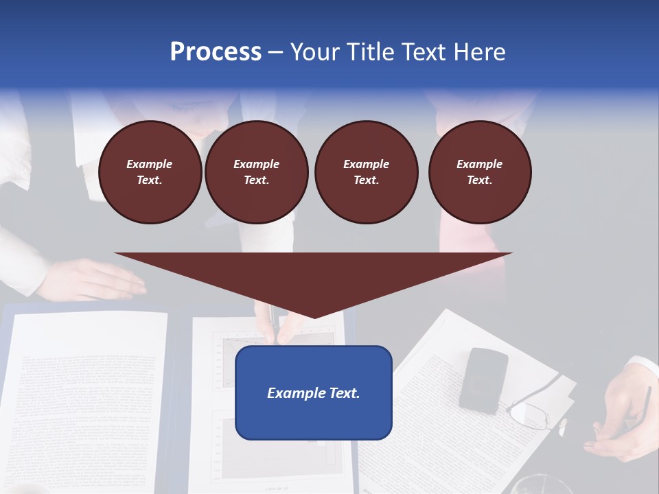 Professional Pointing Diagram PowerPoint Template
