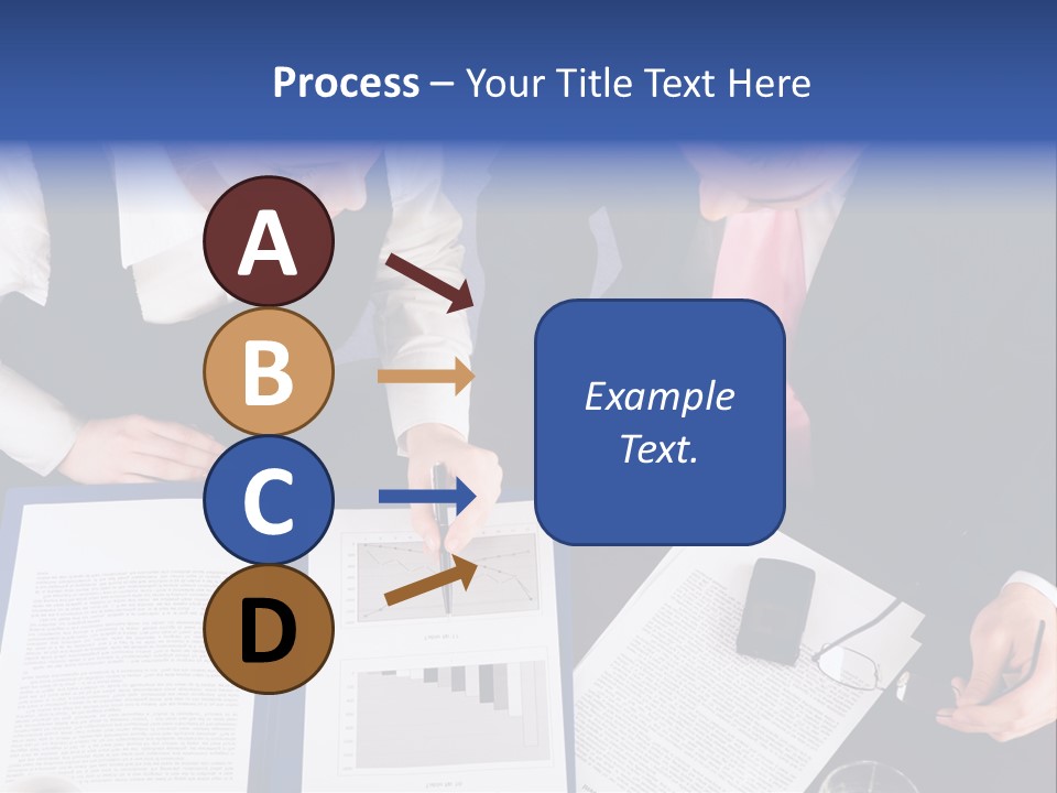 Professional Pointing Diagram PowerPoint Template
