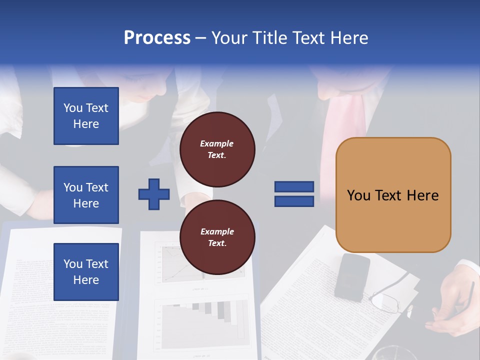 Professional Pointing Diagram PowerPoint Template