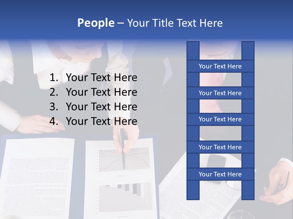 Professional Pointing Diagram PowerPoint Template