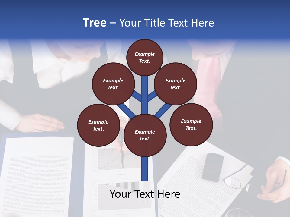 Professional Pointing Diagram PowerPoint Template