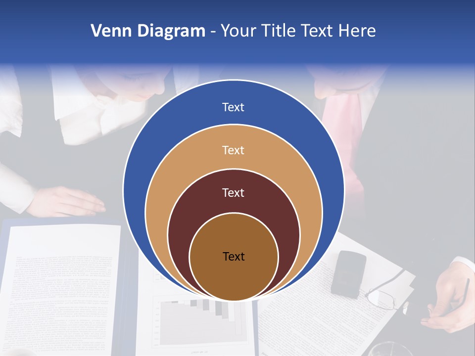 Professional Pointing Diagram PowerPoint Template
