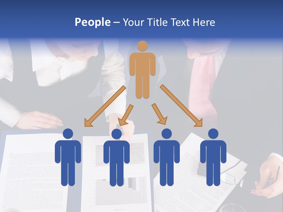 Professional Pointing Diagram PowerPoint Template