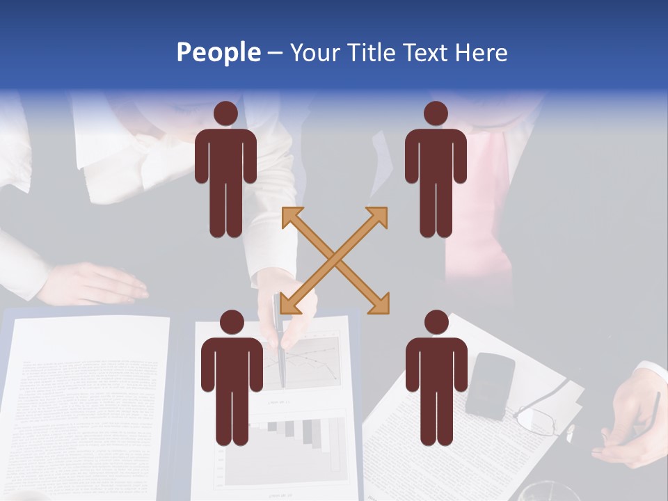 Professional Pointing Diagram PowerPoint Template