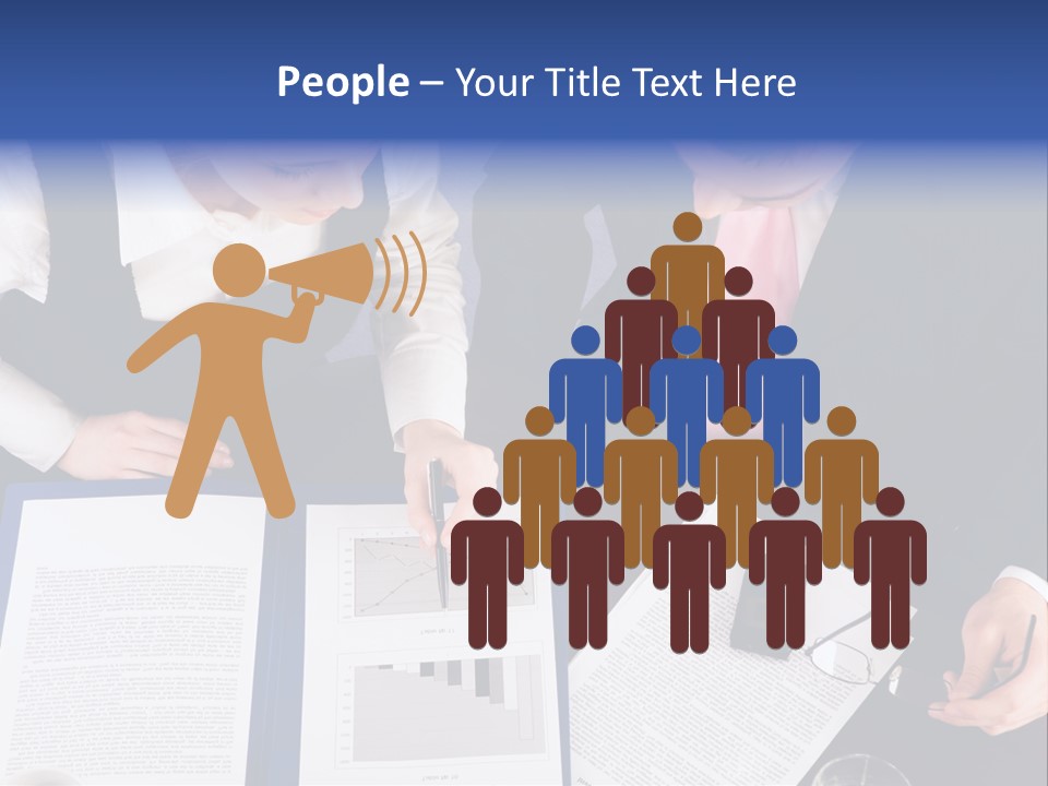 Professional Pointing Diagram PowerPoint Template