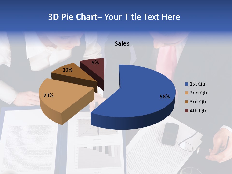 Professional Pointing Diagram PowerPoint Template