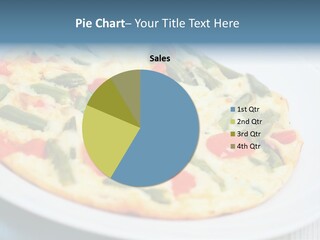 Closeup Filled Dish PowerPoint Template