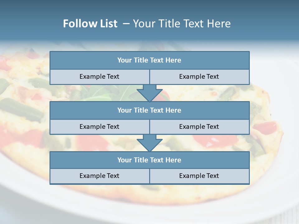 Closeup Filled Dish PowerPoint Template