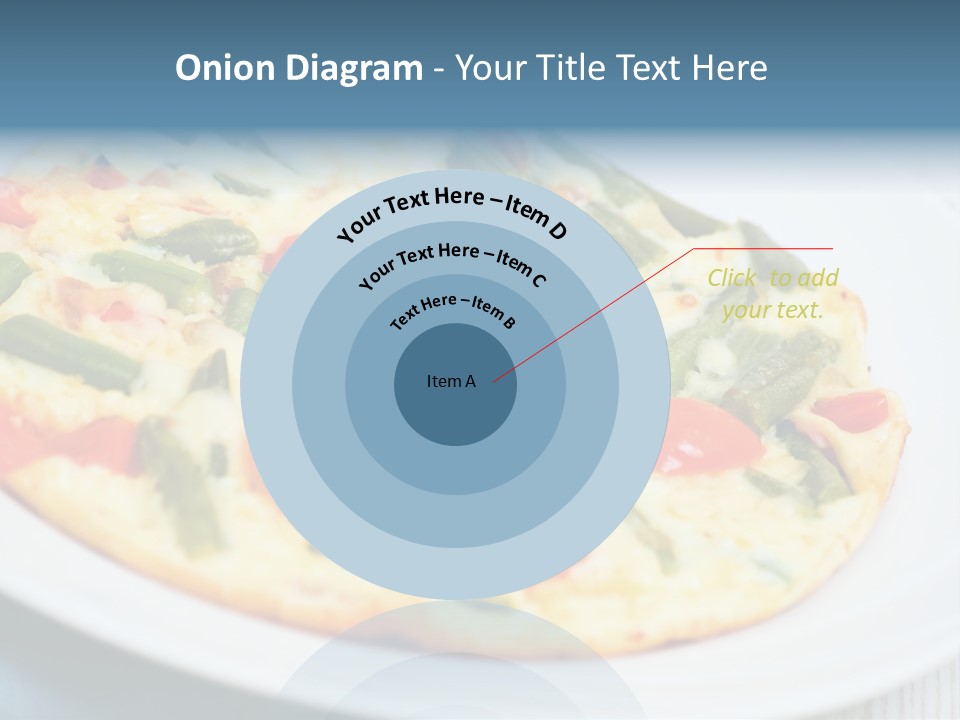 Closeup Filled Dish PowerPoint Template