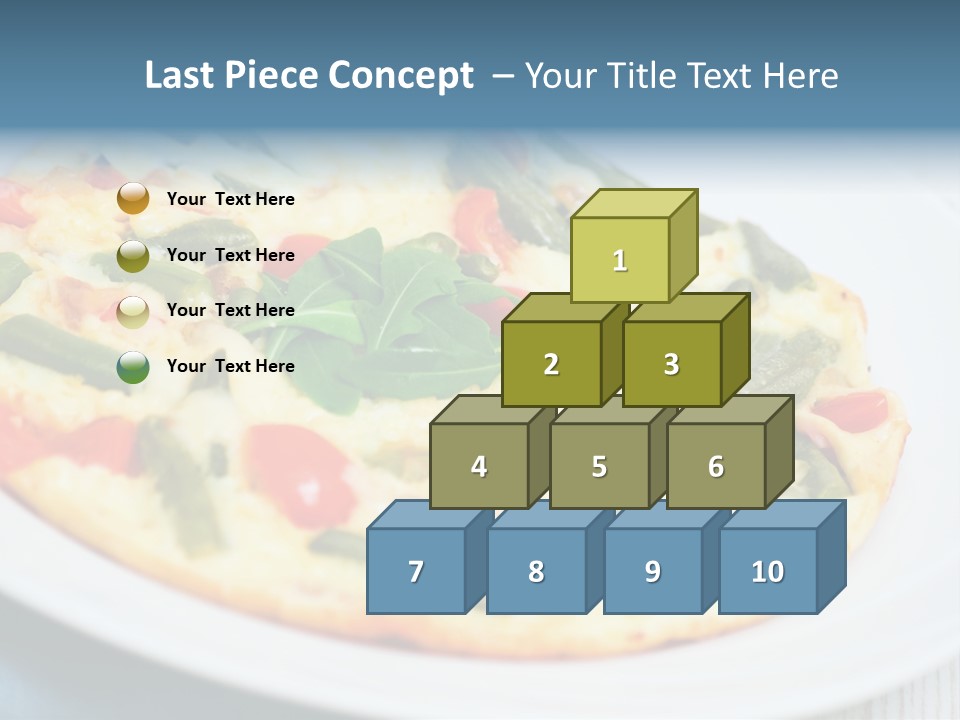 Closeup Filled Dish PowerPoint Template