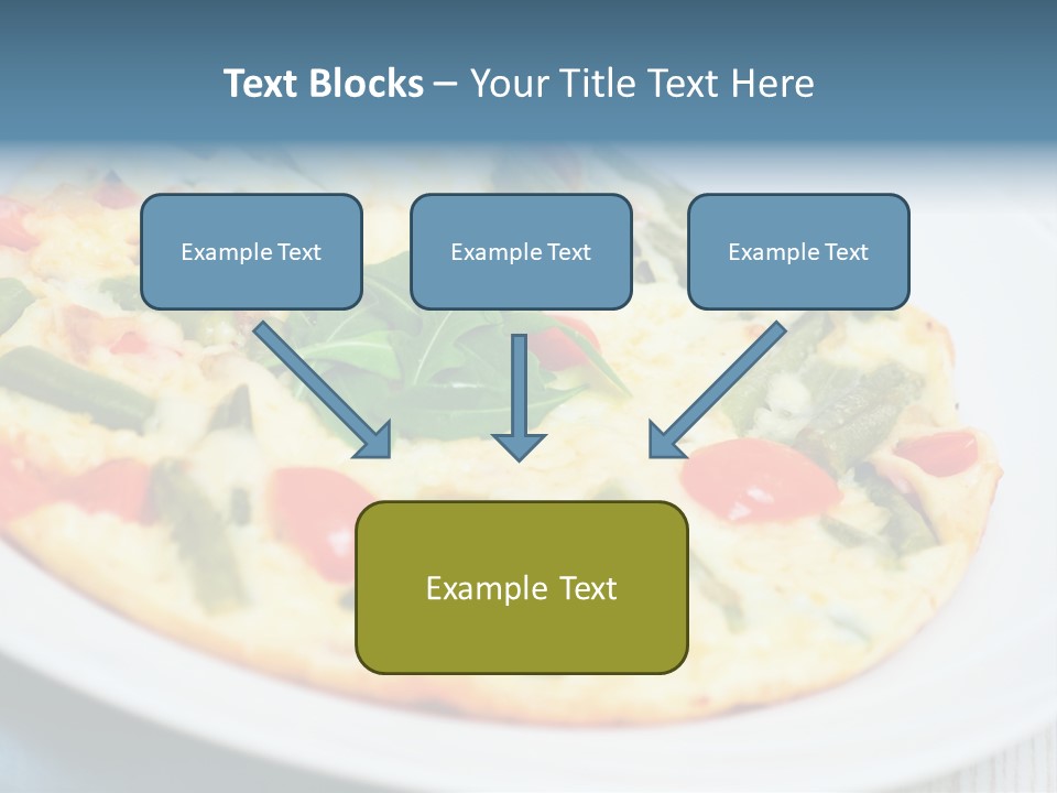Closeup Filled Dish PowerPoint Template