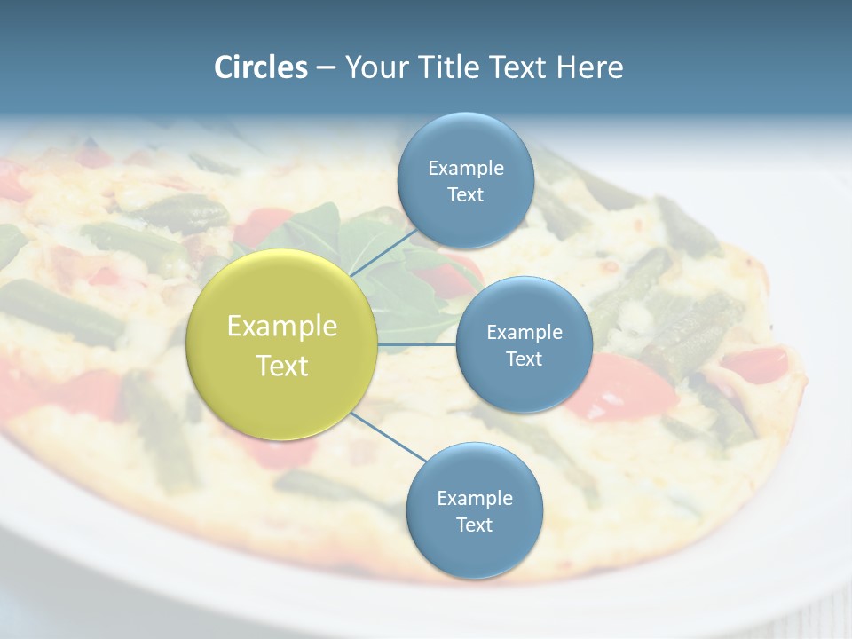 Closeup Filled Dish PowerPoint Template