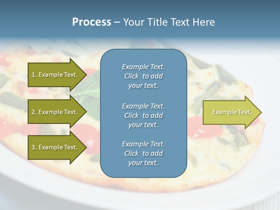 Closeup Filled Dish PowerPoint Template