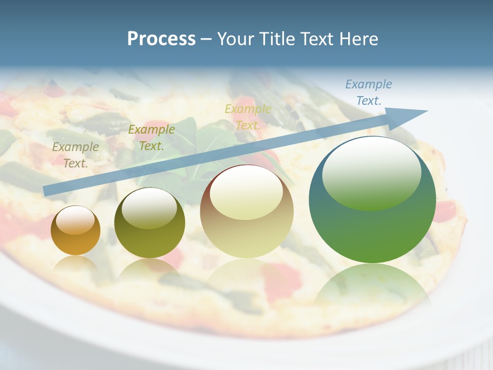 Closeup Filled Dish PowerPoint Template