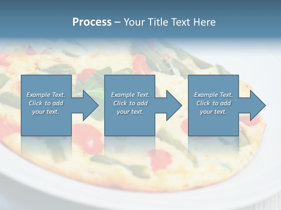 Closeup Filled Dish PowerPoint Template