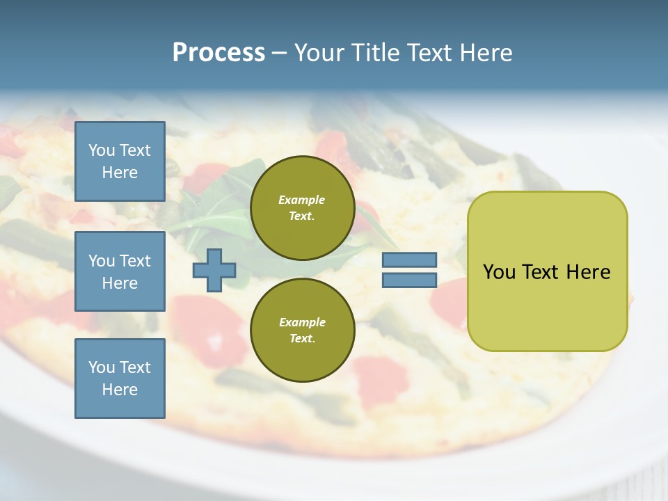 Closeup Filled Dish PowerPoint Template