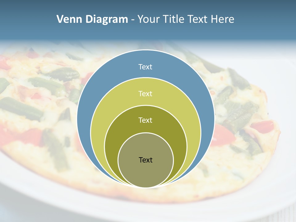 Closeup Filled Dish PowerPoint Template