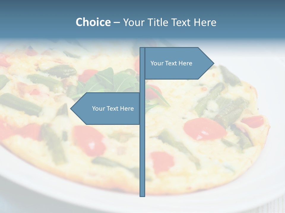Closeup Filled Dish PowerPoint Template