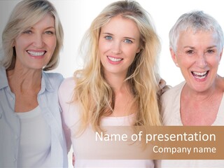 Togetherness Portrait Casual PowerPoint Template