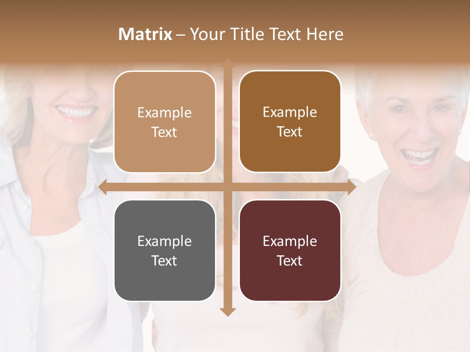 Togetherness Portrait Casual PowerPoint Template