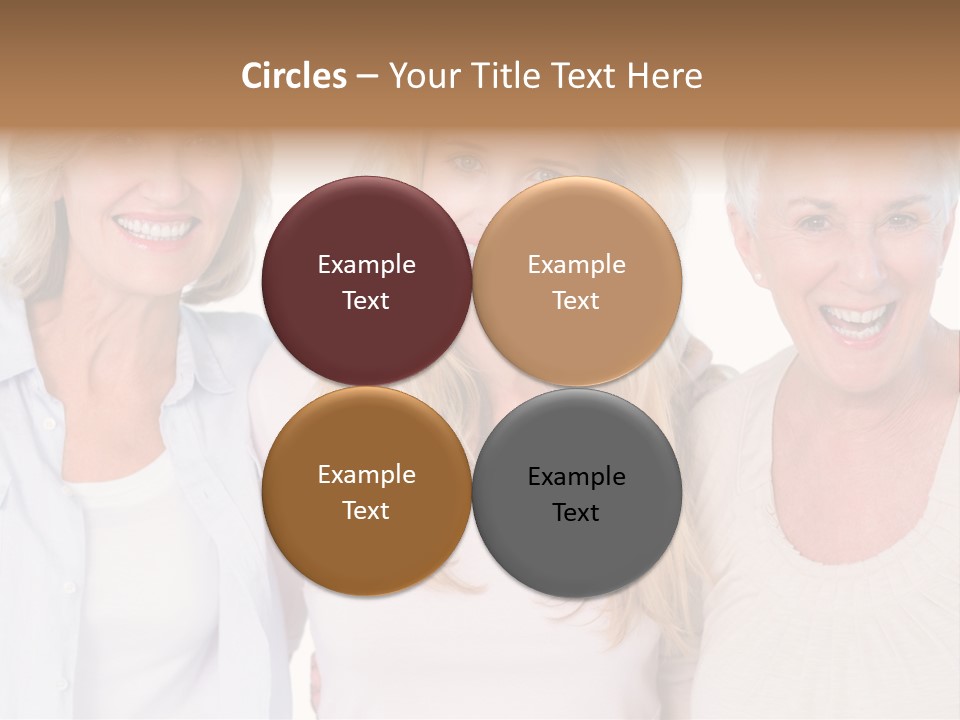 Togetherness Portrait Casual PowerPoint Template