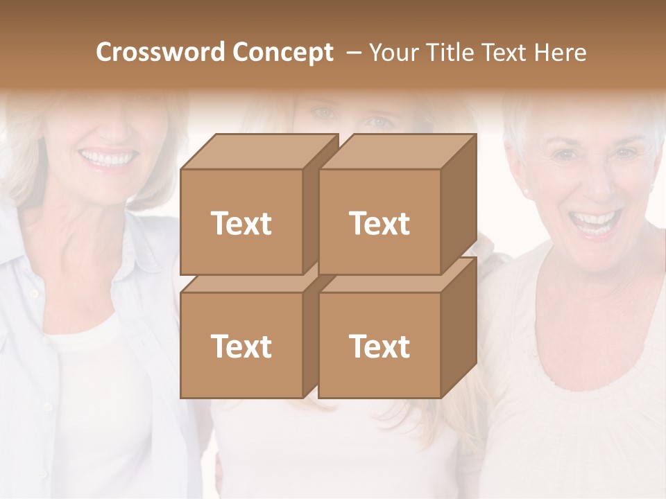 Togetherness Portrait Casual PowerPoint Template