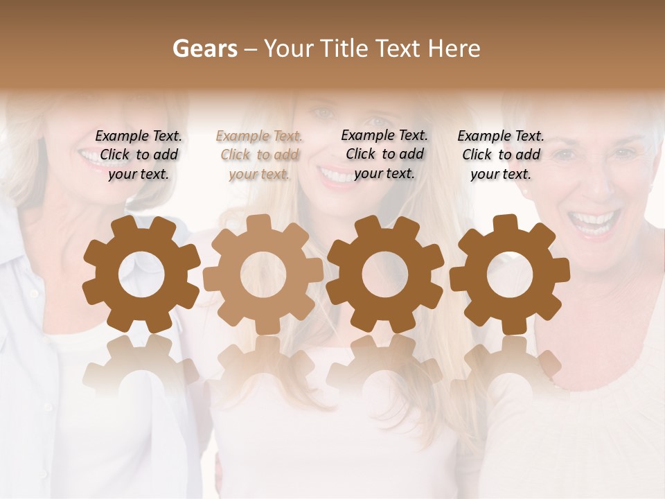 Togetherness Portrait Casual PowerPoint Template