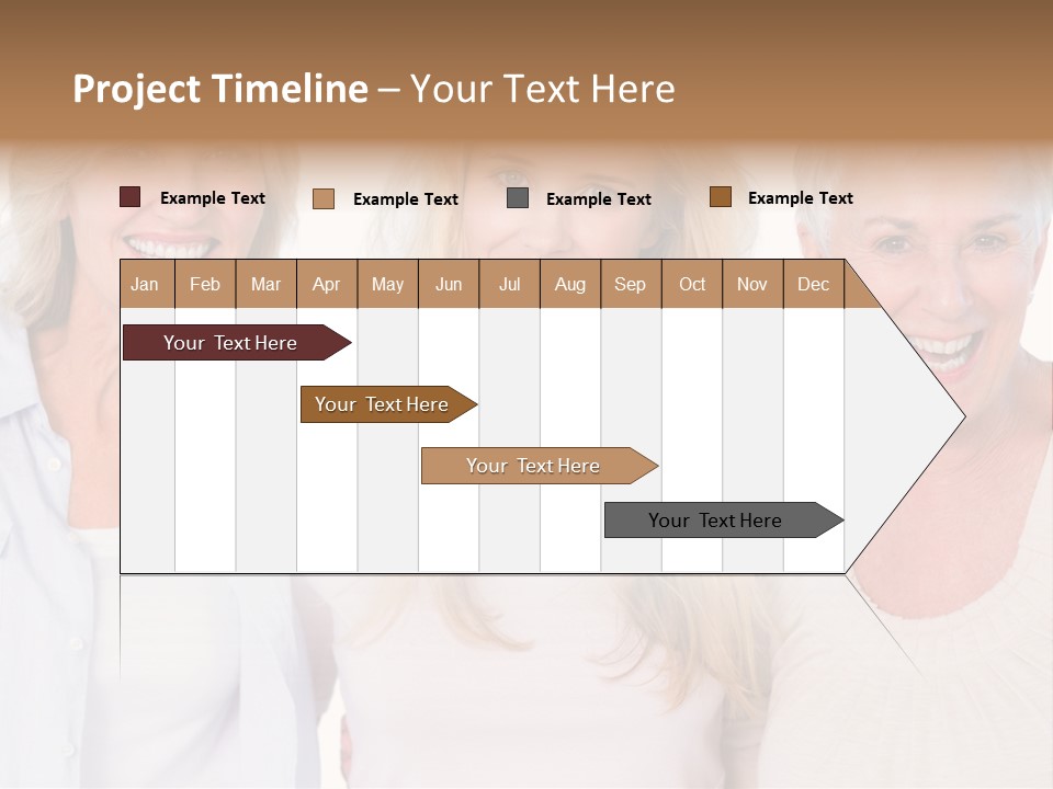 Togetherness Portrait Casual PowerPoint Template