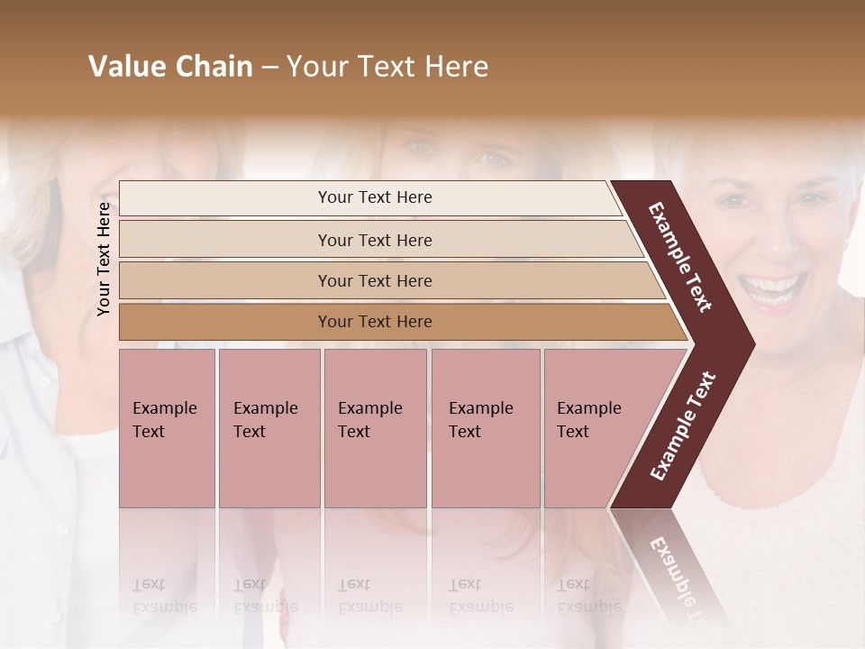 Togetherness Portrait Casual PowerPoint Template