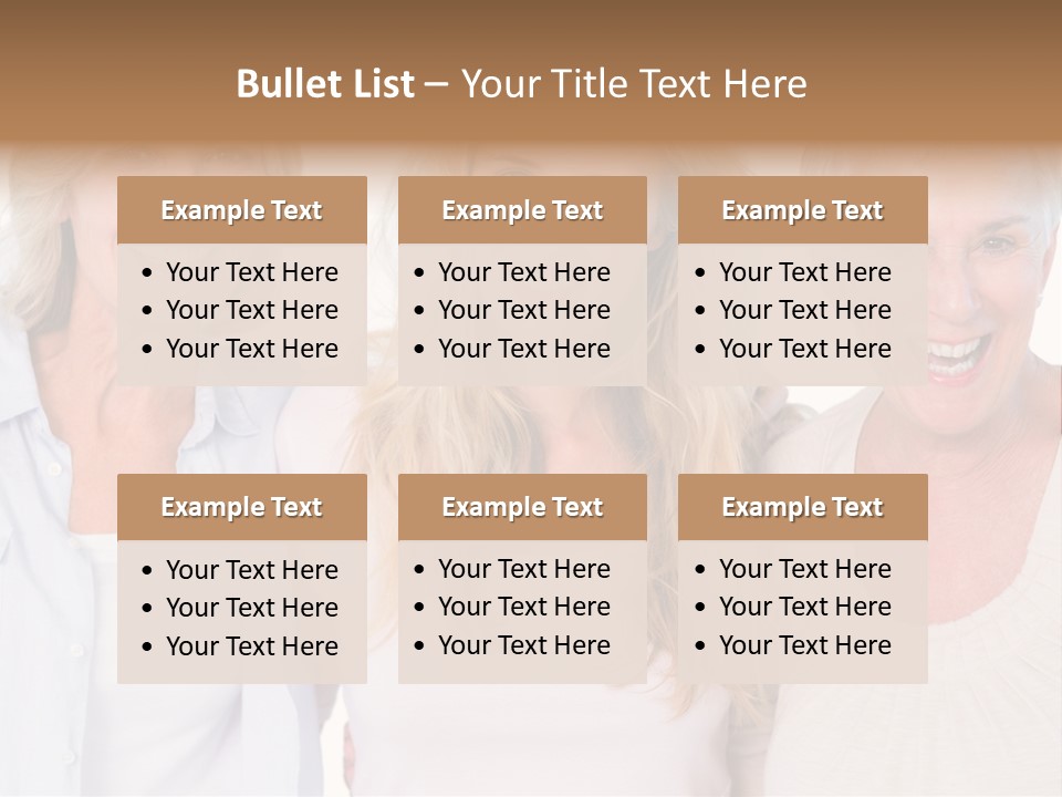 Togetherness Portrait Casual PowerPoint Template