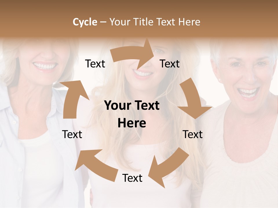 Togetherness Portrait Casual PowerPoint Template