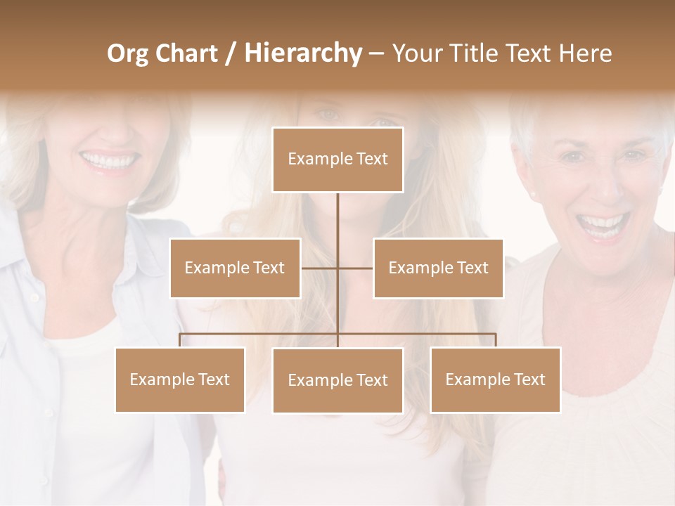 Togetherness Portrait Casual PowerPoint Template