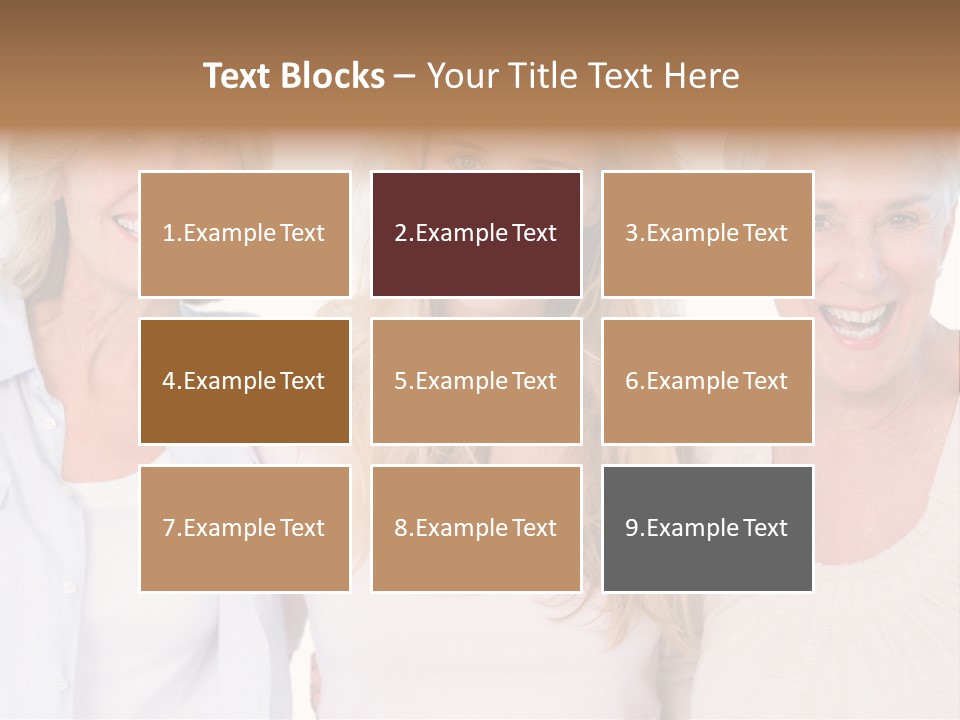 Togetherness Portrait Casual PowerPoint Template