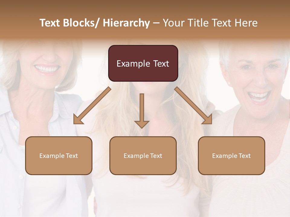 Togetherness Portrait Casual PowerPoint Template