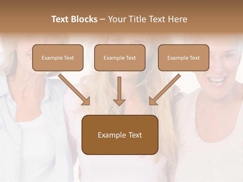 Togetherness Portrait Casual PowerPoint Template
