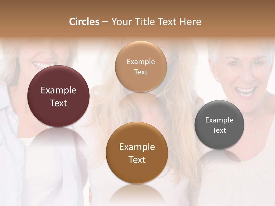 Togetherness Portrait Casual PowerPoint Template