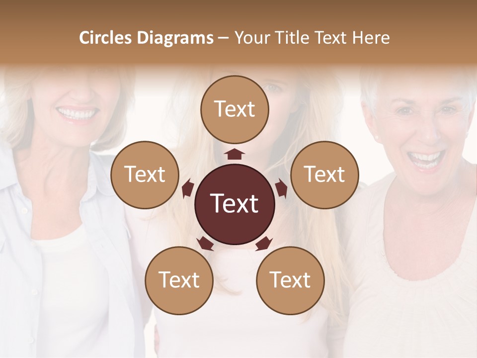 Togetherness Portrait Casual PowerPoint Template