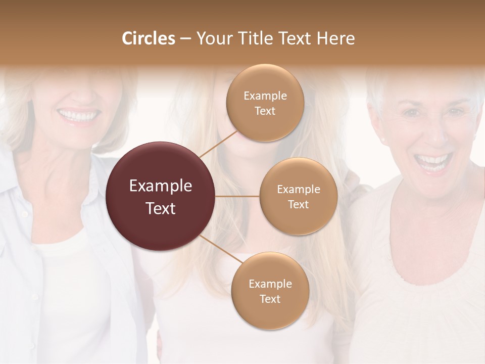 Togetherness Portrait Casual PowerPoint Template