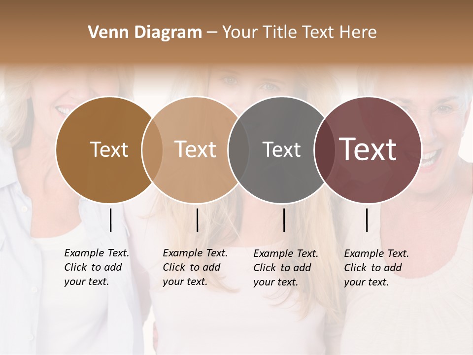 Togetherness Portrait Casual PowerPoint Template