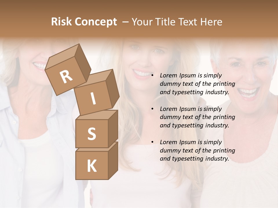 Togetherness Portrait Casual PowerPoint Template