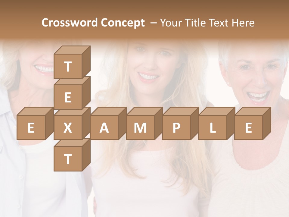 Togetherness Portrait Casual PowerPoint Template