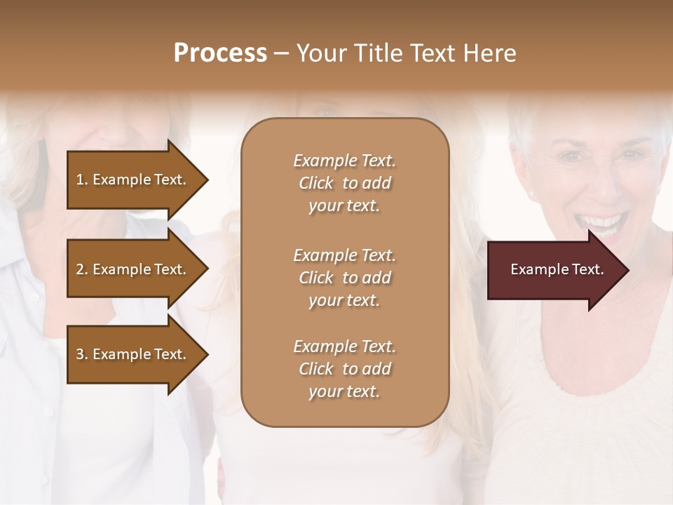 Togetherness Portrait Casual PowerPoint Template