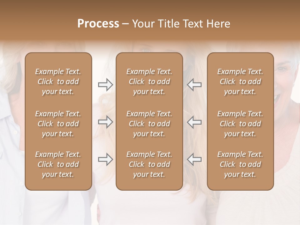 Togetherness Portrait Casual PowerPoint Template