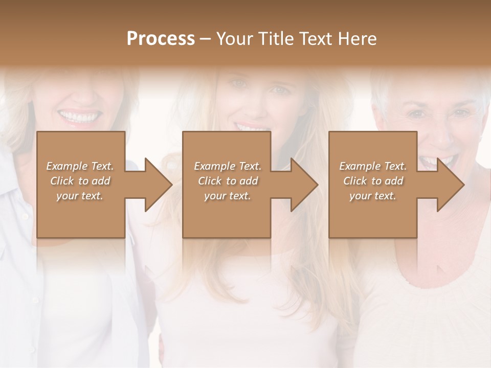 Togetherness Portrait Casual PowerPoint Template