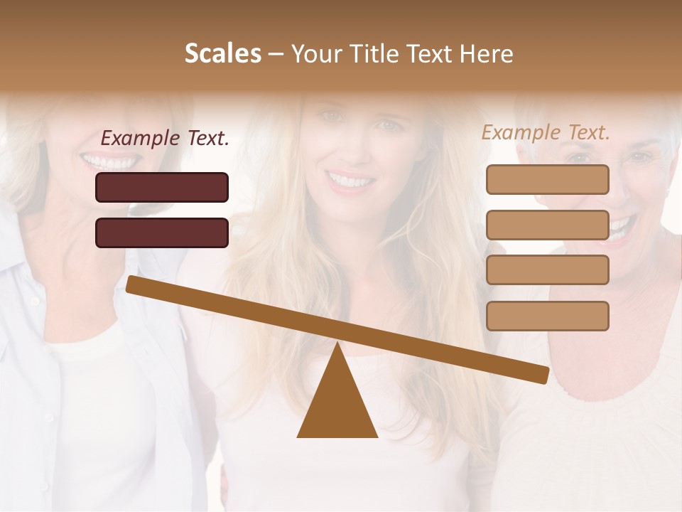 Togetherness Portrait Casual PowerPoint Template