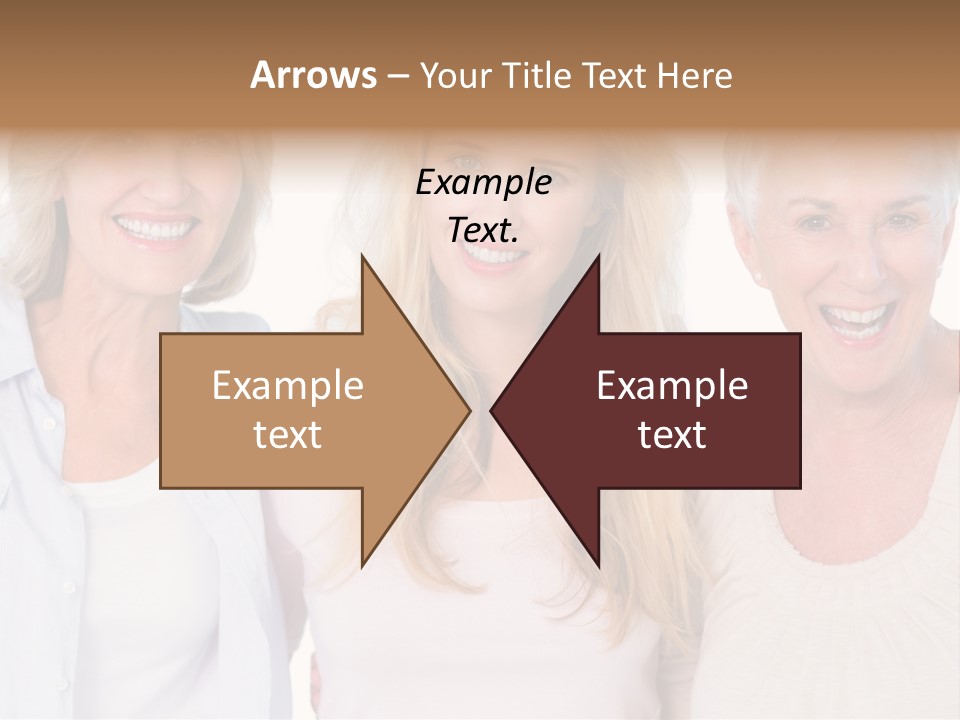 Togetherness Portrait Casual PowerPoint Template