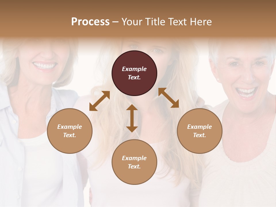 Togetherness Portrait Casual PowerPoint Template