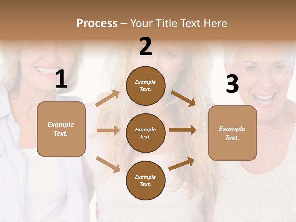 Togetherness Portrait Casual PowerPoint Template