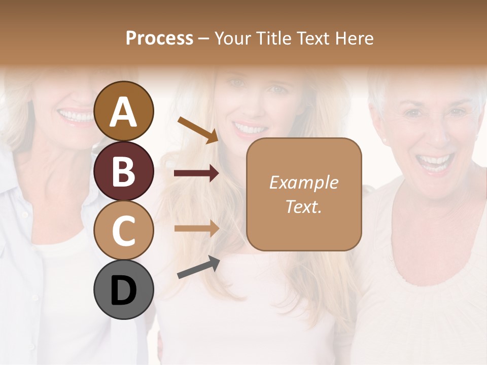 Togetherness Portrait Casual PowerPoint Template