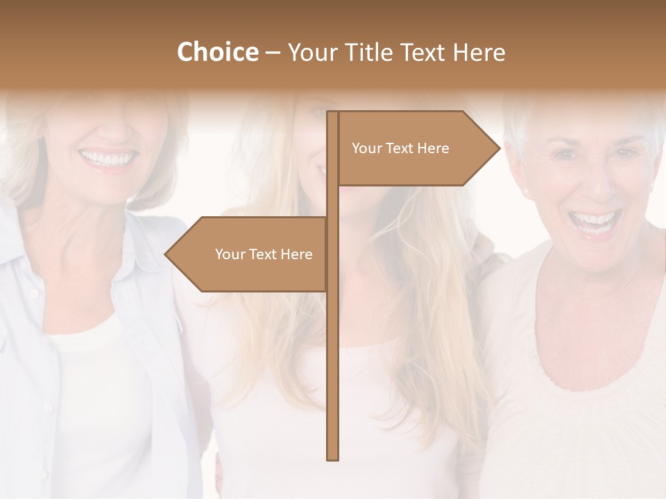 Togetherness Portrait Casual PowerPoint Template